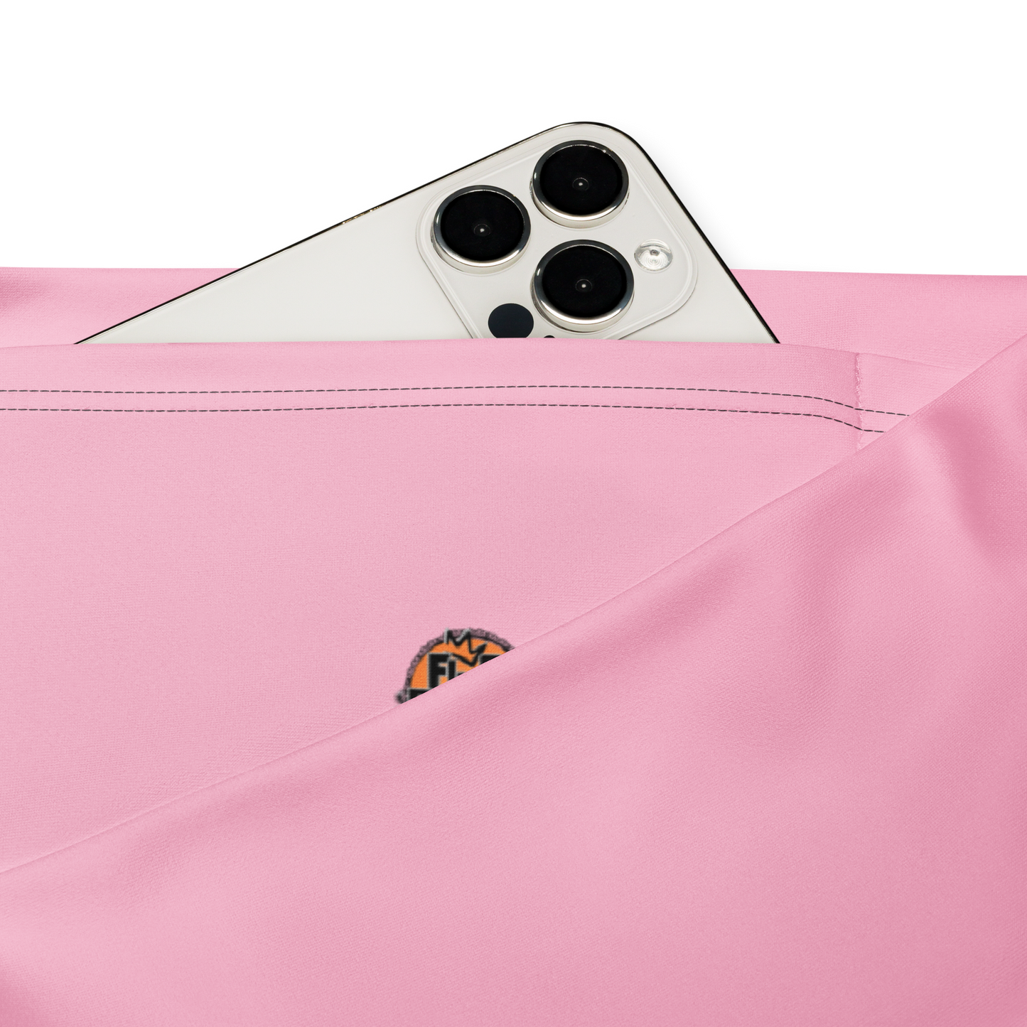 Pink & Black Patterned Flare Pants – Hidden Heart “Always Lucky & Loved” Waistband | 10101
