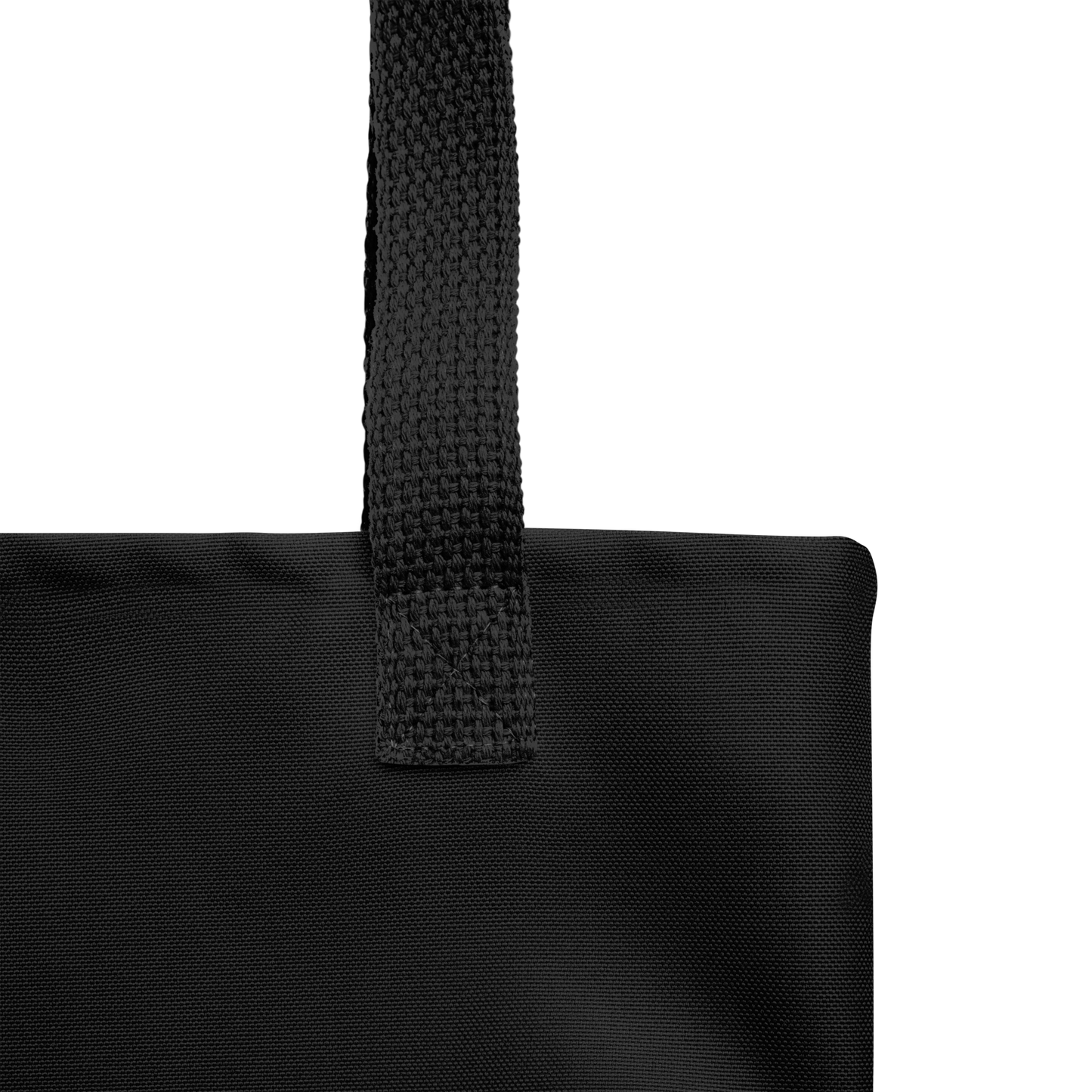 Tote bag - All I Need Is Tango Tonight - Black tote, Black Handles, White decoration on frontside | 8050
