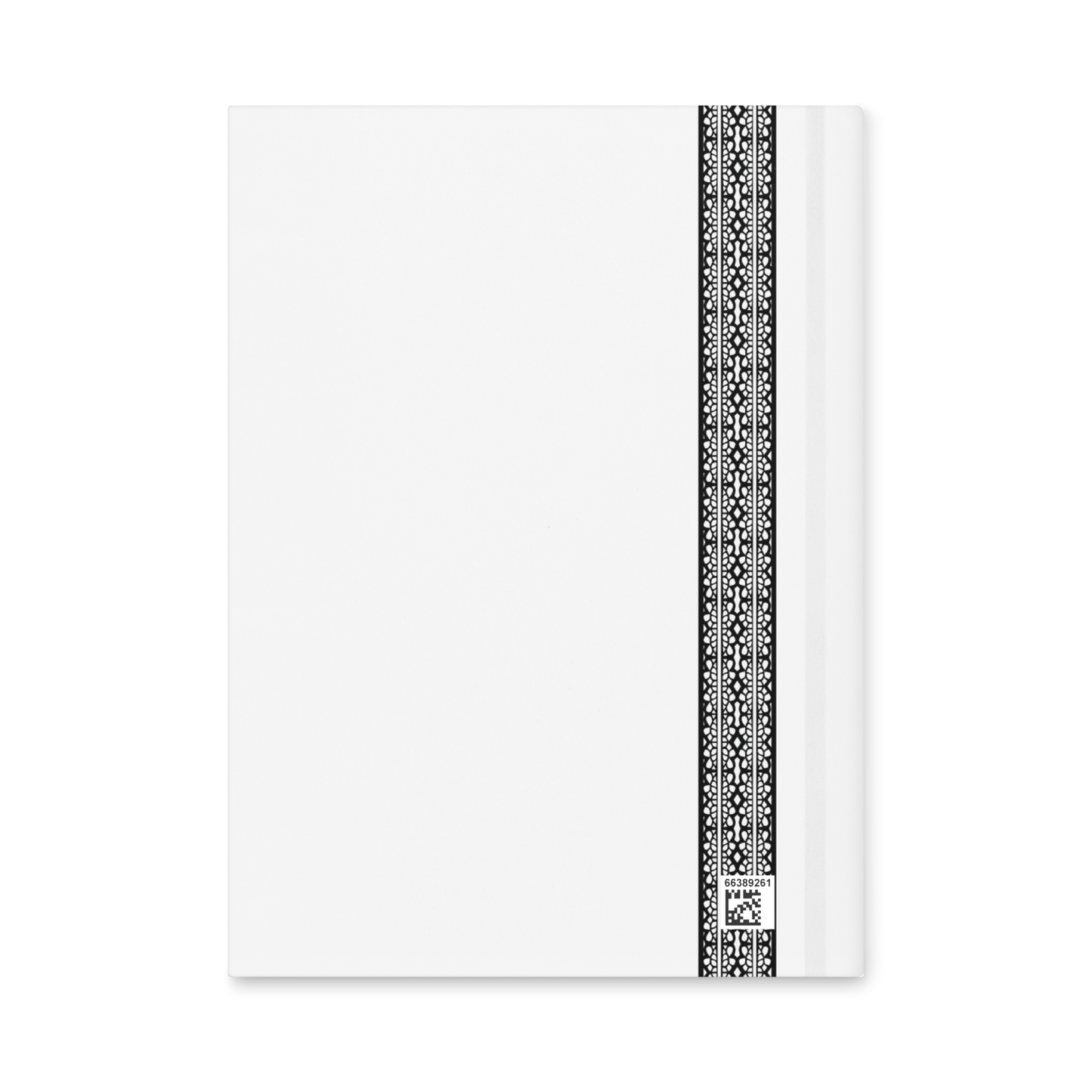 Journal ''New Beginnings'' - White Hardcover, Black decoration | 10118