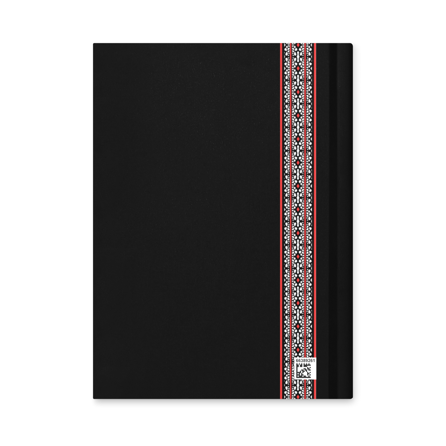 Journal ''New Beginnings'' - Black Hardcover, Red decoration | 10119