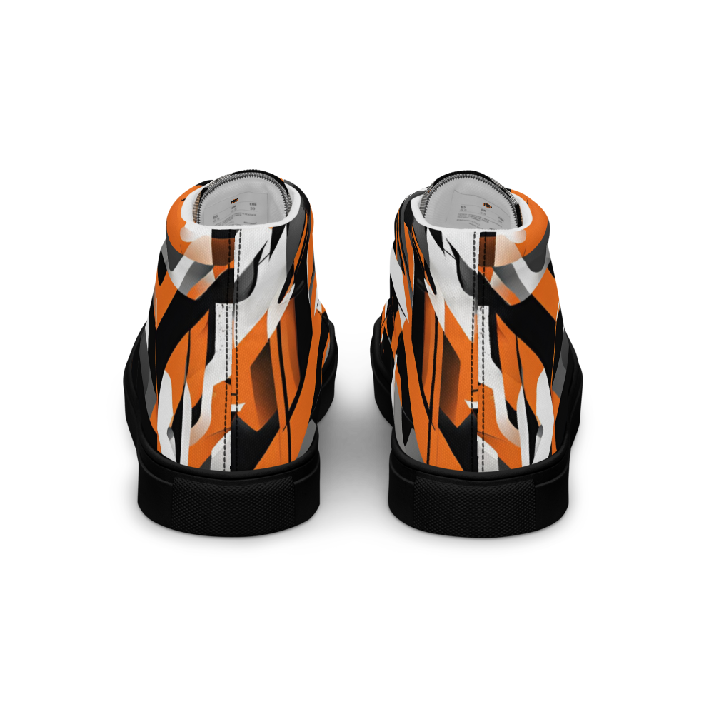 Men’s high top canvas shoes - Orange Riot | 5009