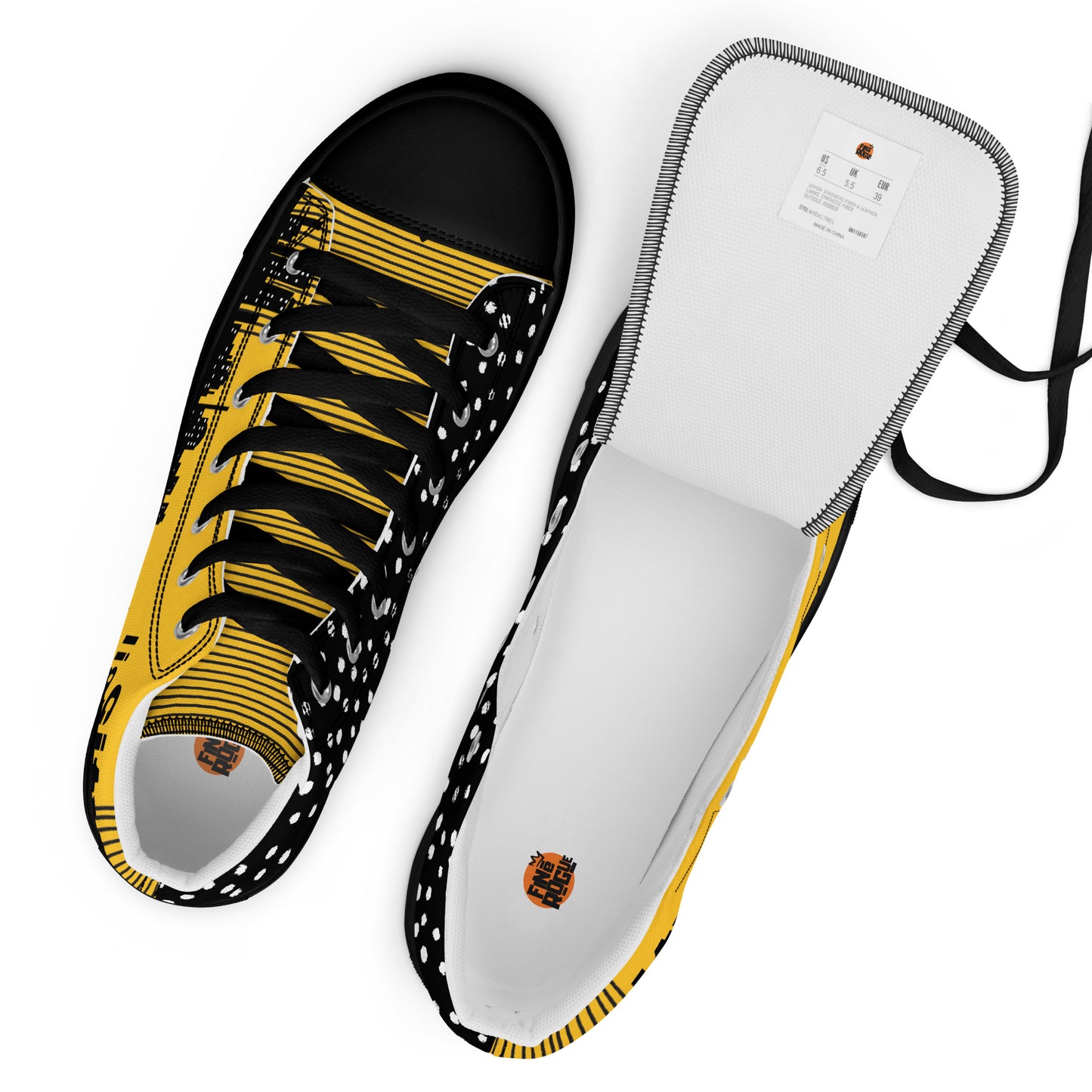 Men’s high top canvas sneakers - City Ignites | 5013