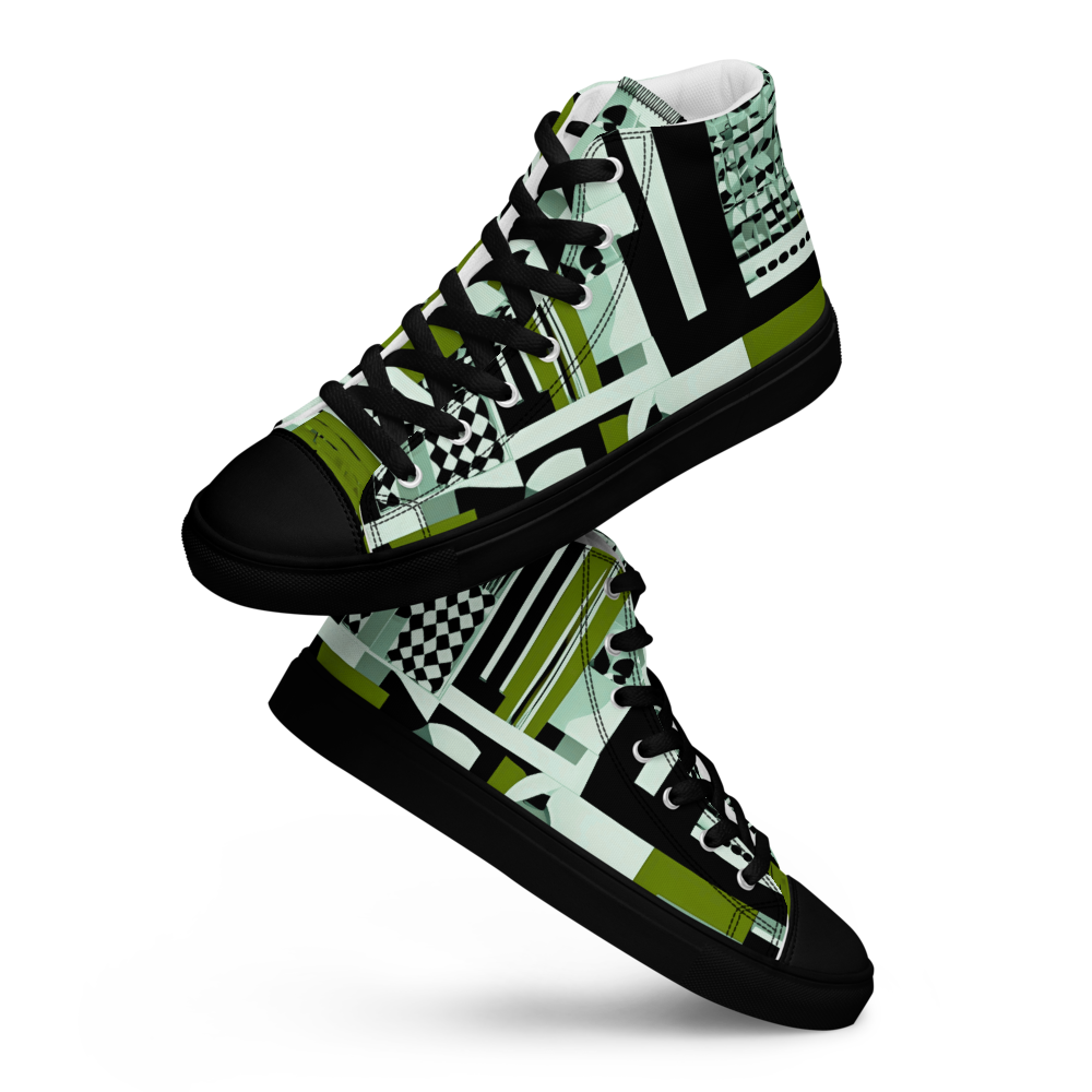 Men’s high top canvas sneakers - Mint & Moss | 5003
