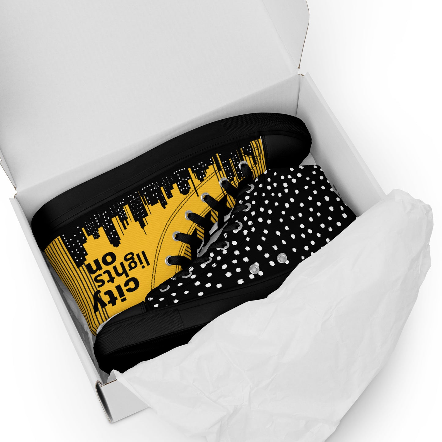 Men’s high top canvas sneakers - City Ignites | 5013