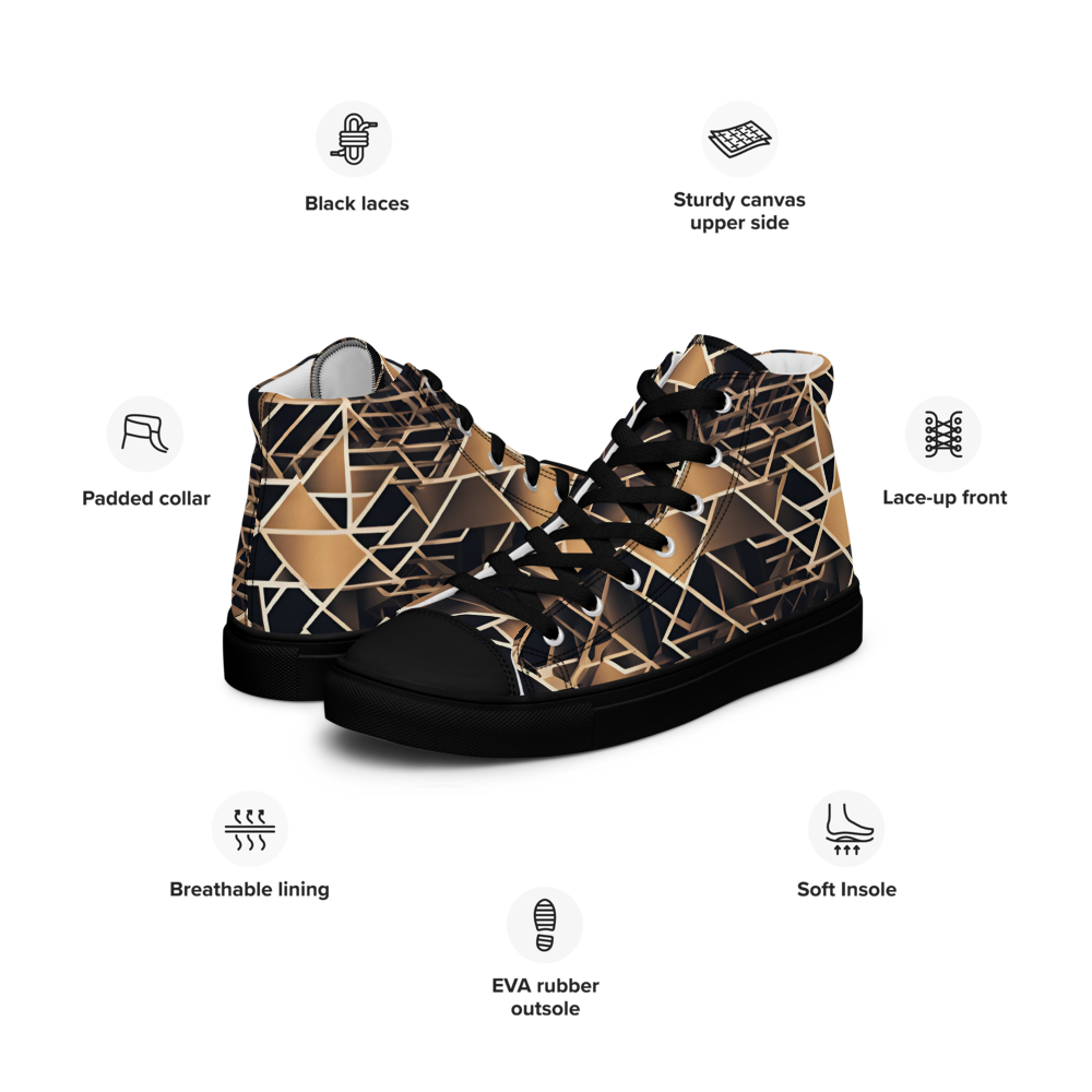 Men’s high top canvas shoes - Ember Walks | 5010