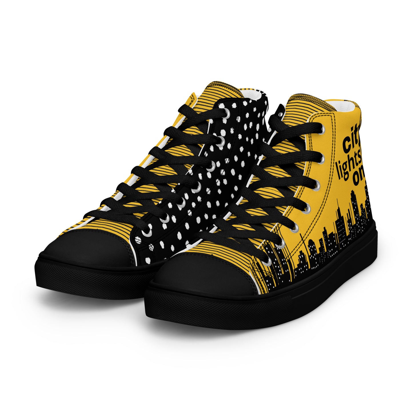 Men’s high top canvas sneakers - City Ignites | 5013