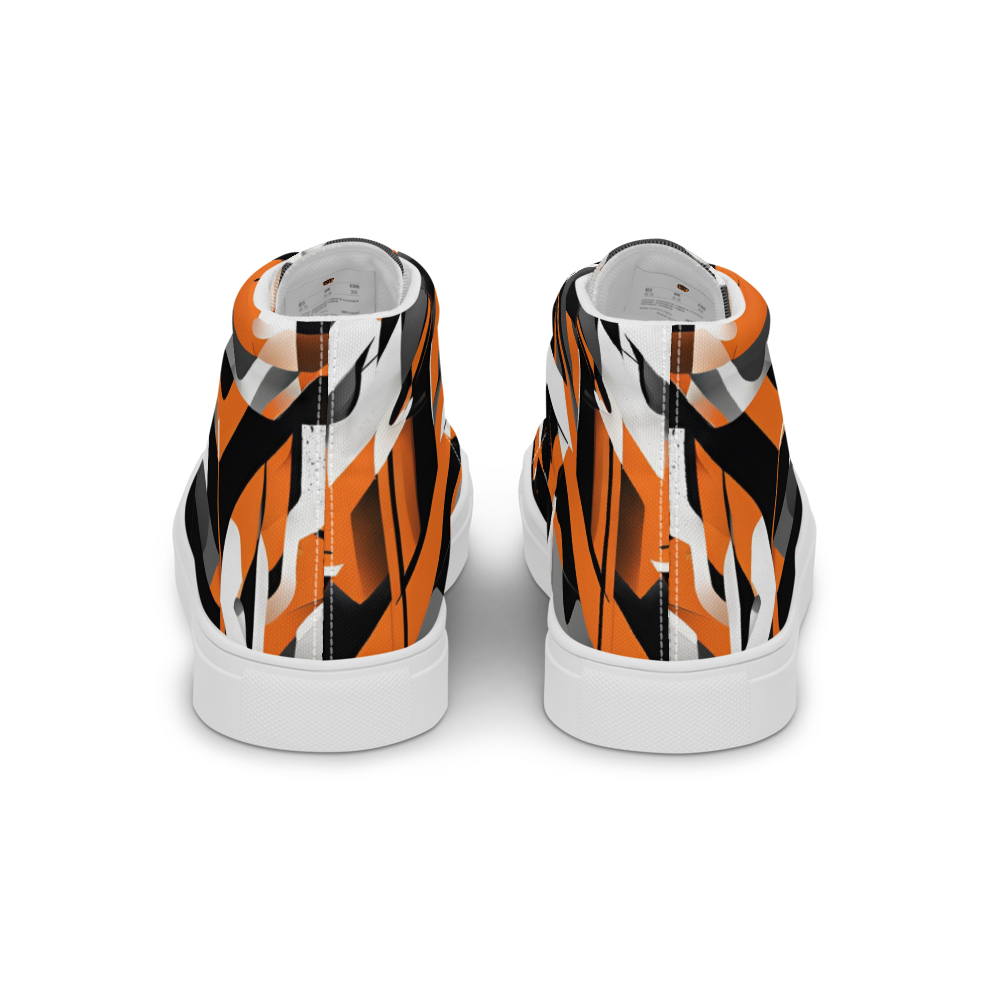 Men’s high top canvas shoes - Orange Riot | 5009