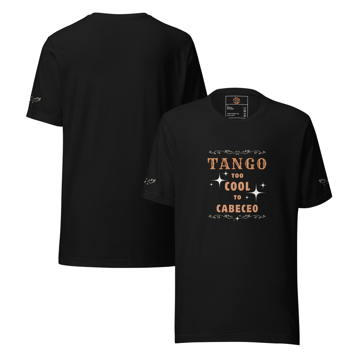 Tango Tshirt, unisex | Too cool to cabeceo | 7011