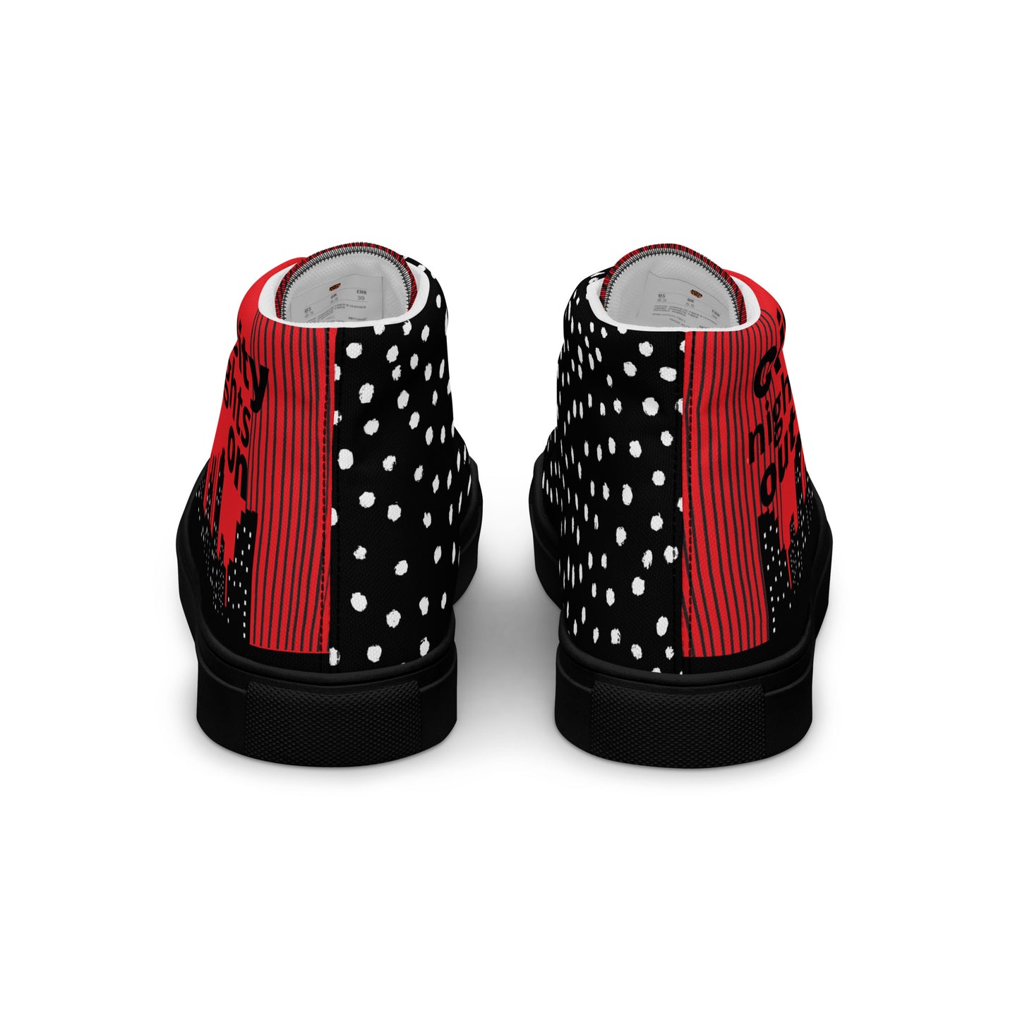 Men’s high top canvas sneakers - City Nights Out | 5011