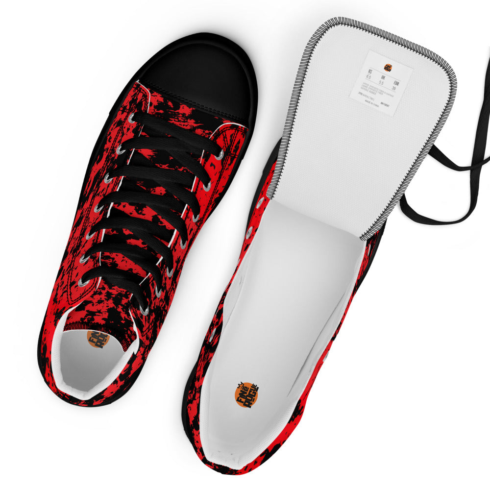 Men’s High Top Canvas Sneakers - Floor Burner | 5017