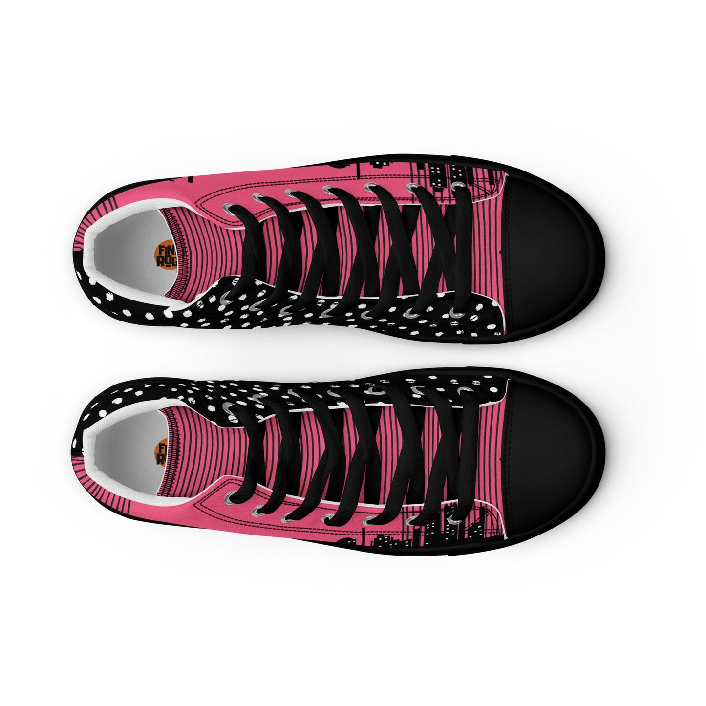 Men’s high top canvas shoes - Hidden Lights out/Nights on | 5016