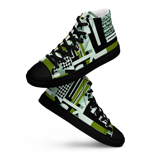 Men’s high top canvas sneakers - Mint & Moss | 5003
