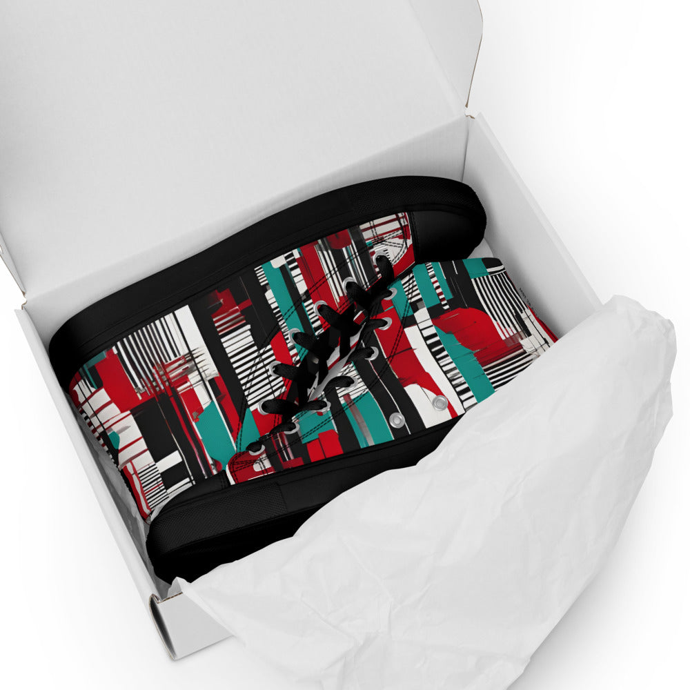 Men’s high top canvas sneakers - City Static | 5005