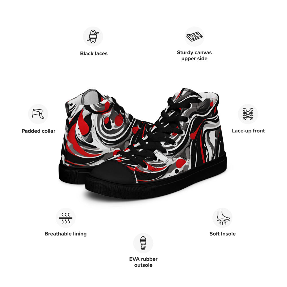 Men’s high top canvas sneakers - Chillstep Pulse | 5001