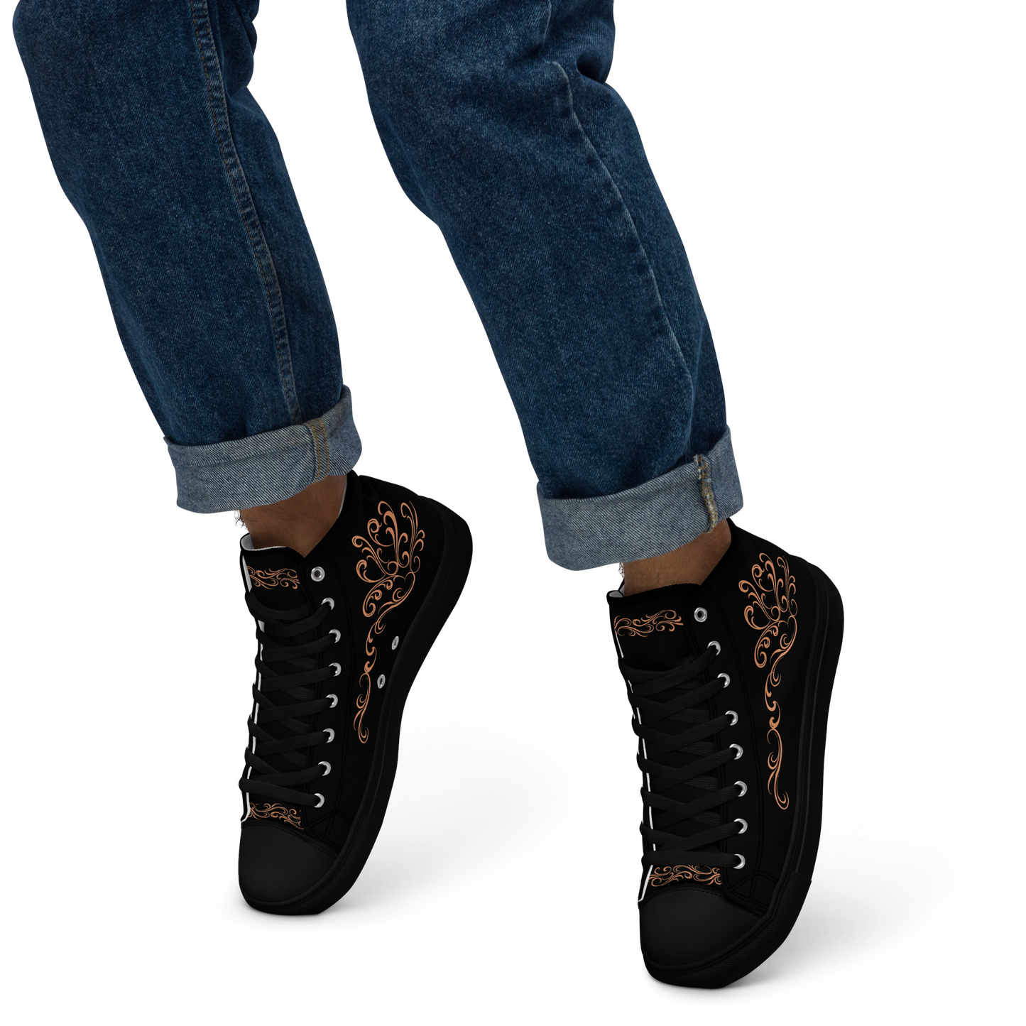 Men’s high top canvas shoes - Simply Tango | 5055