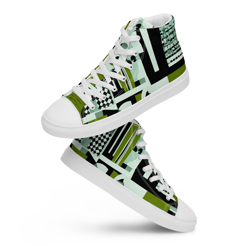 Men’s high top canvas sneakers - Mint & Moss | 5003