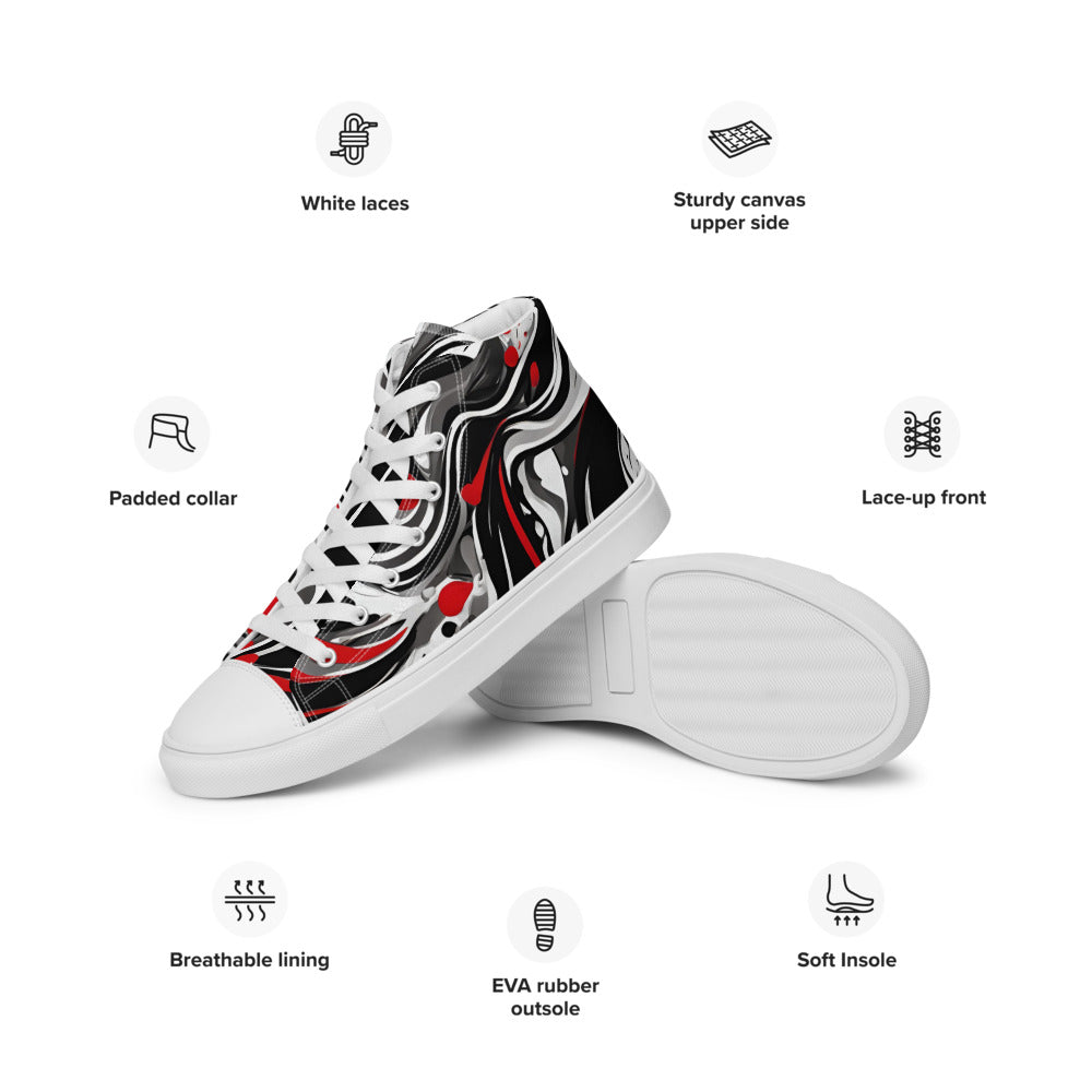 Men’s high top canvas sneakers - Chillstep Pulse | 5001