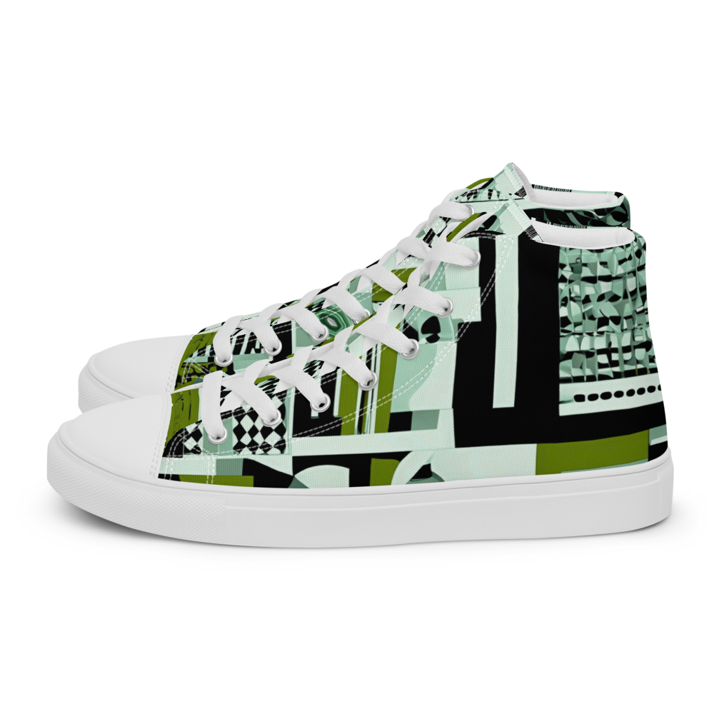 Men’s high top canvas sneakers - Mint & Moss | 5003