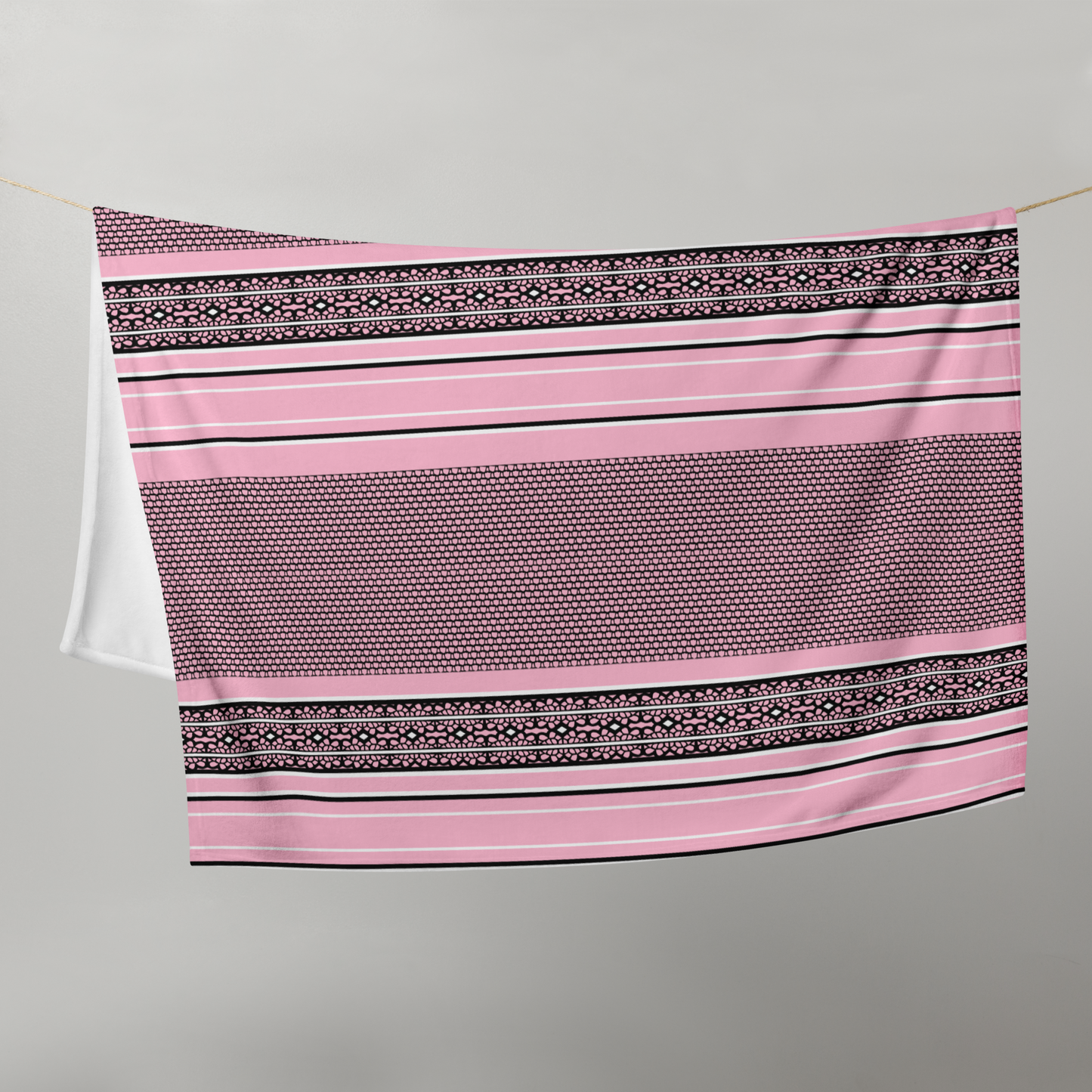 Chic Pink Blanket 50 x 60 inch/127 x 152 cm - 10109