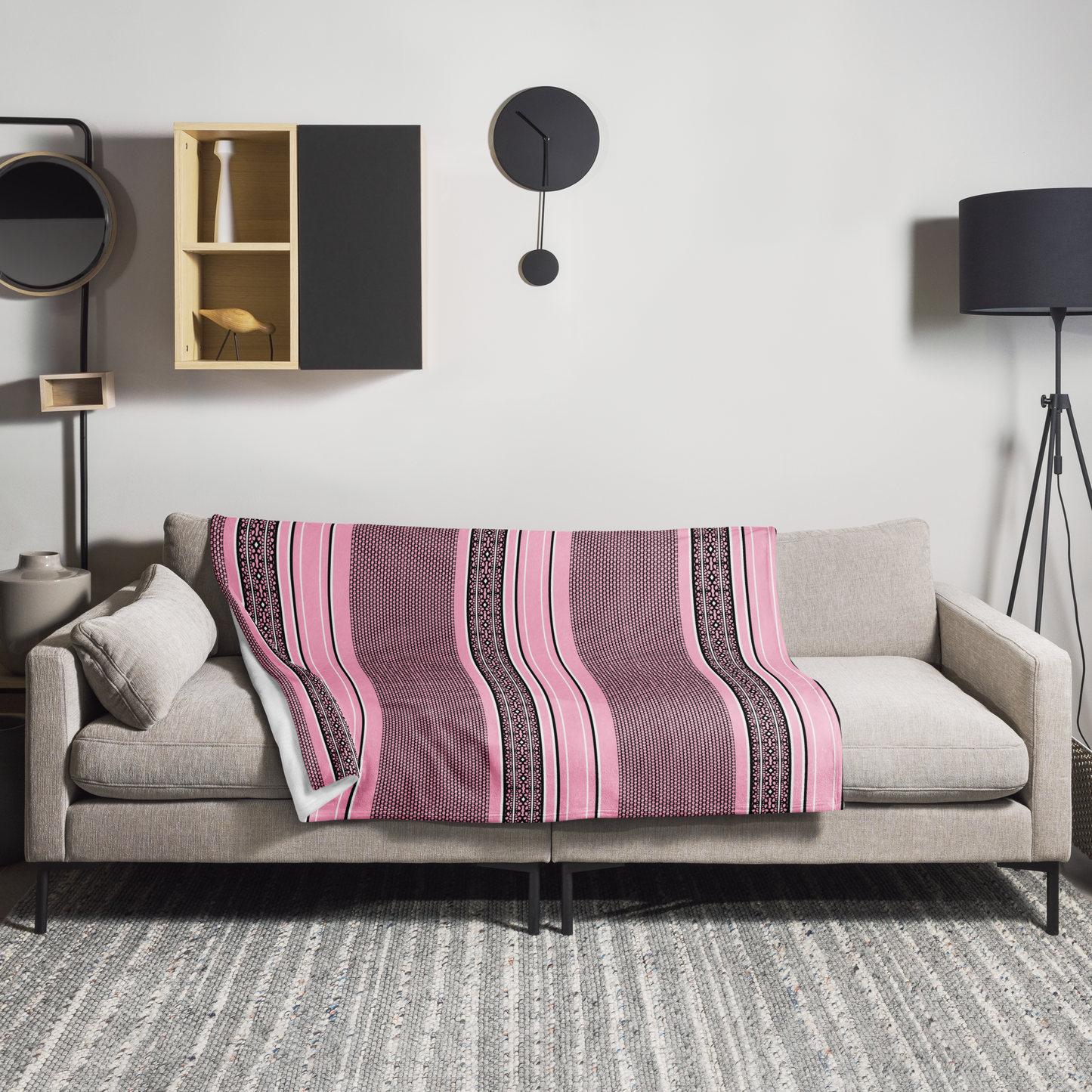Chic Pink Blanket 50 x 60 inch/127 x 152 cm - 10109